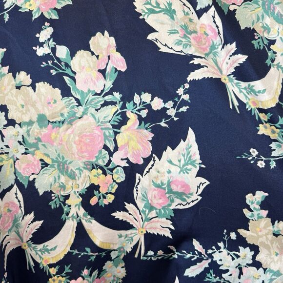 Vintage Victoria's Secret Gold Label Medium Large Satin Robe Tie Waist Womens - Picture 11 of 12